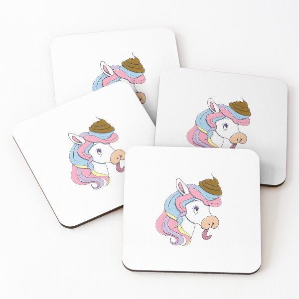 Item preview, Unicorn Poop Horn tee designed and sold by DenimAndNylon.