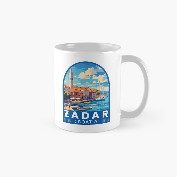 Item preview, Zadar Croatia Travel Art Emblem designed and sold by KrisSidDesigns.
