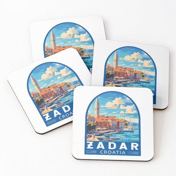 Item preview, Zadar Croatia Travel Art Emblem designed and sold by KrisSidDesigns.
