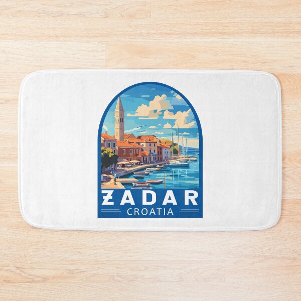 Item preview, Zadar Croatia Travel Art Emblem designed and sold by KrisSidDesigns.