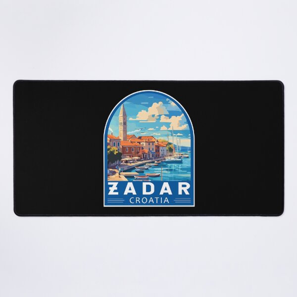 Item preview, Zadar Croatia Travel Art Emblem designed and sold by KrisSidDesigns.