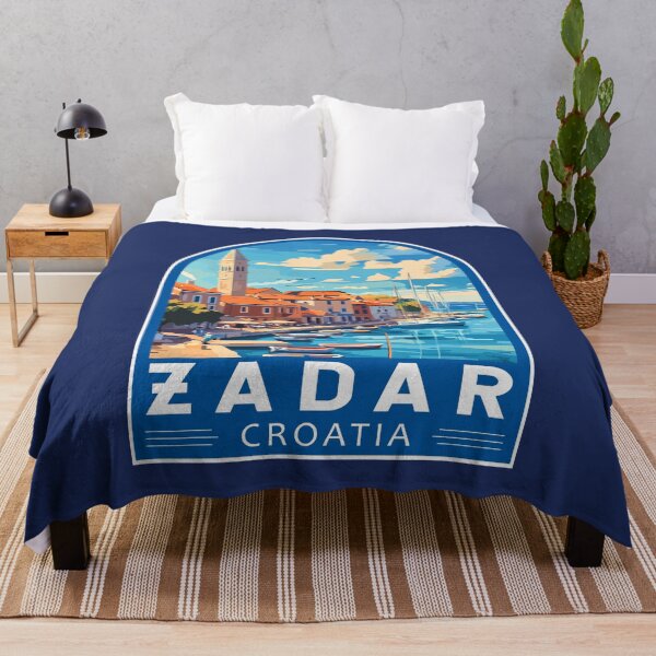Item preview, Zadar Croatia Travel Art Emblem designed and sold by KrisSidDesigns.
