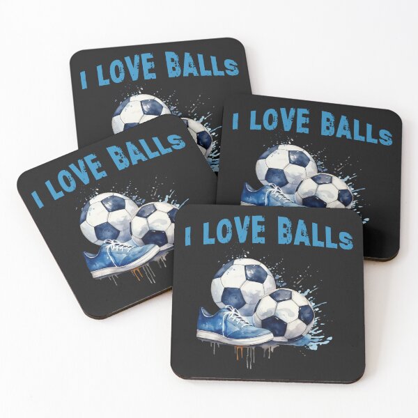 Item preview,  I Love Balls Soccer Sport Game Futbol designed and sold by DegraDesign.