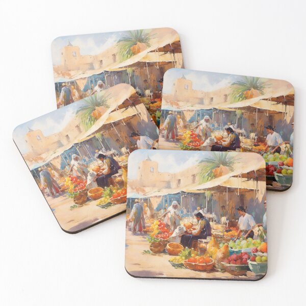 Item preview, Gouache - Marrakesh Market designed and sold by KootenayDesigns.