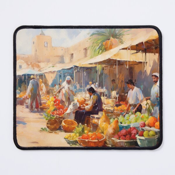 Item preview, Gouache - Marrakesh Market designed and sold by KootenayDesigns.
