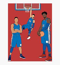 The Sixers' Big 3 Photographic Print