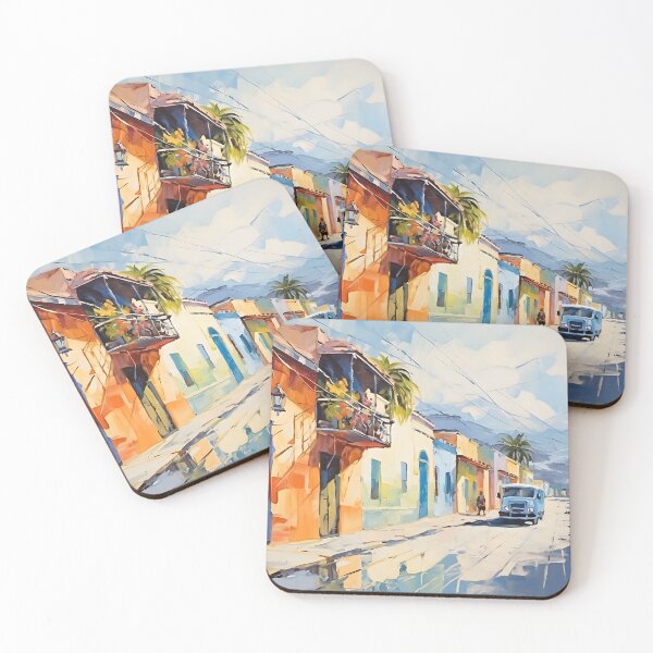Item preview, Gouache - Mexico Street designed and sold by KootenayDesigns.