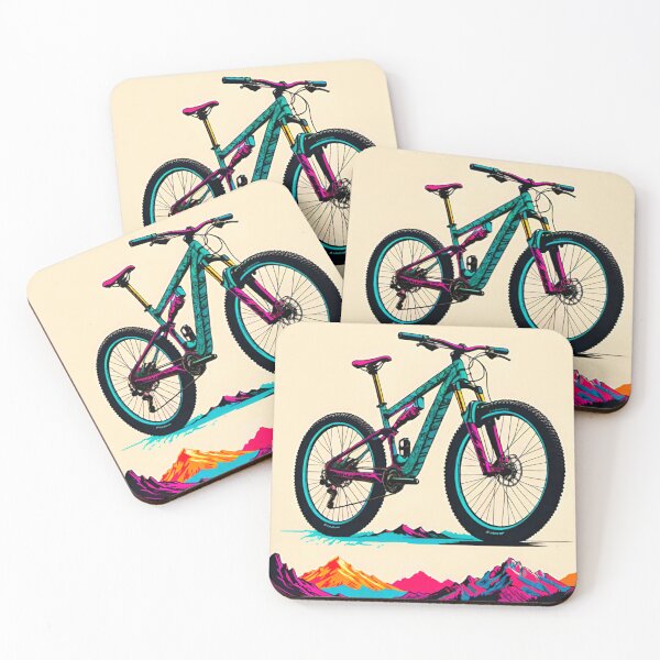 Item preview, High-Octane MTB Shredder Art designed and sold by GrizzlyCollective.