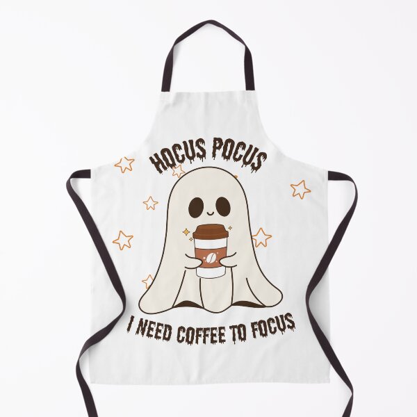 Item preview, Ghost, Halloween, Hokus Pokus I Need Coffee To Focus designed and sold by Acconite.