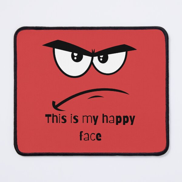 Item preview, grumpy face expression designed and sold by tiltedcrafts.
