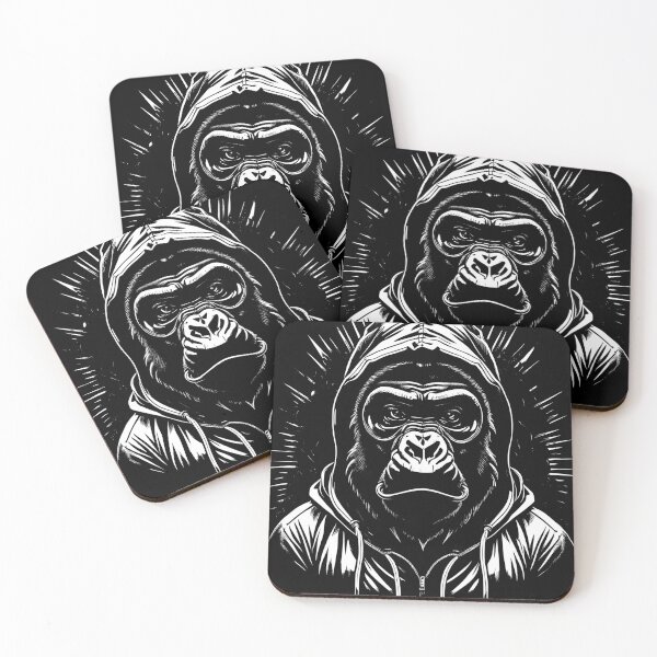 Item preview, Gorillla in a Hoodie designed and sold by Boithabiso Mofo.