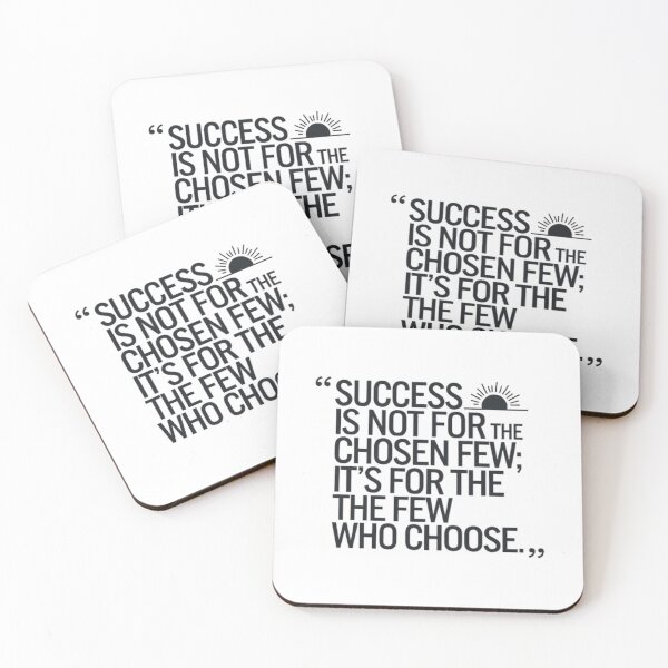 Item preview, Success Is For The Few Who Choose Motivational Quote designed and sold by ChicTeeLab.