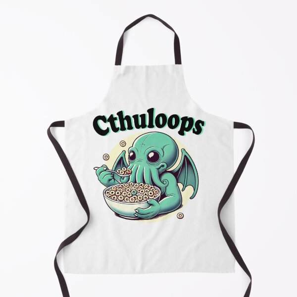 Item preview, Cthuloops Cereal Parody T-Shirt for Horror Fans - Cthulhu designed and sold by Shirt-Face.