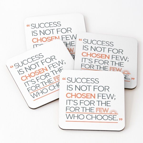 Item preview, Success Is For The Few Who Choose Motivational Quote designed and sold by ChicTeeLab.
