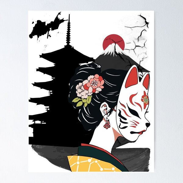 Item preview, La oscura belleza de las geishas designed and sold by Trendesign88.
