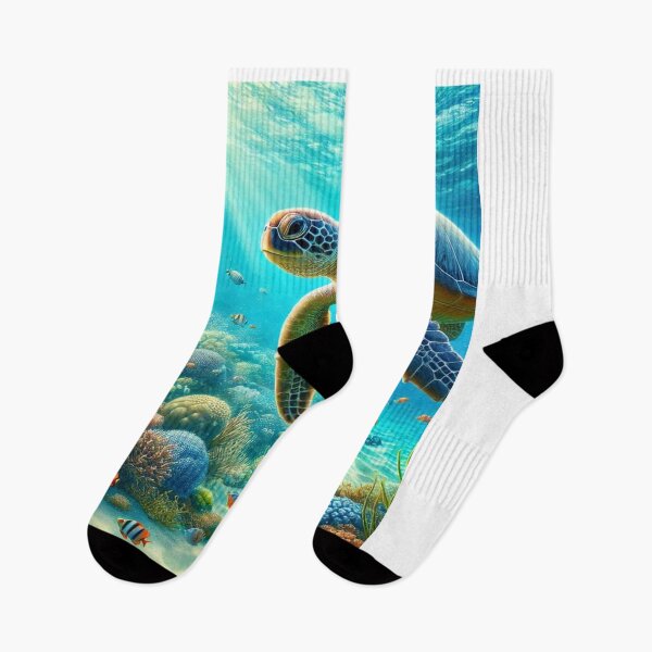 Item preview, "Peaceful Sea Turtle: Keep Our Oceans Clean" designed and sold by Milina3.