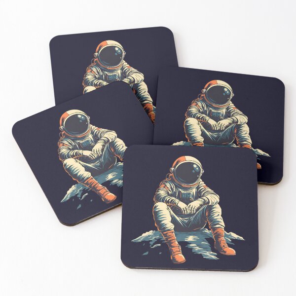 Item preview, Thoughtful astronaut  designed and sold by GGZebra.