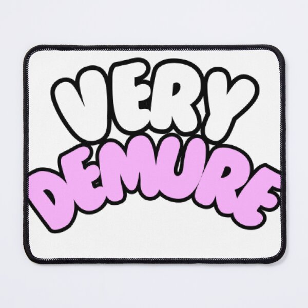 Item preview, VERY DEMURE - Typography designed and sold by GeekySoles.