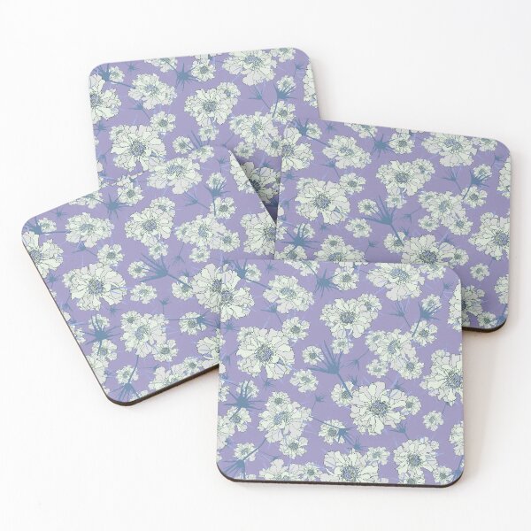 Item preview, Pincushion Flower Lilac designed and sold by AlineDoornhof.