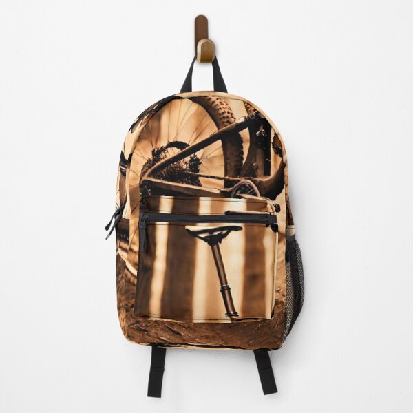 Item preview, Sepia-Toned MTB Rider in Action designed and sold by GrizzlyCollective.