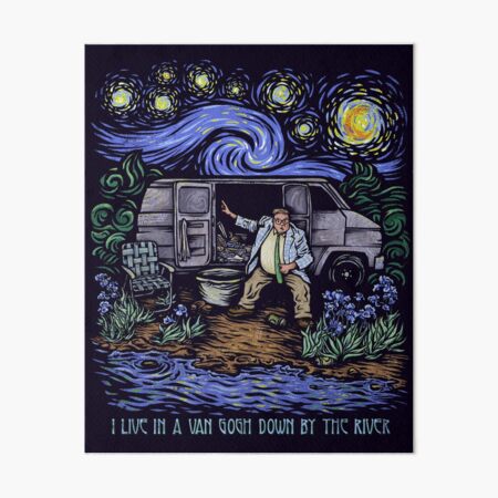 Item preview, Je vis dans un Van Gogh au bord de la rivière designed and sold by kg07.