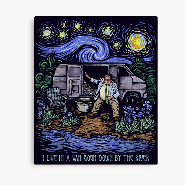Item preview, I Live in a Van Gogh Down By The River designed and sold by kg07.