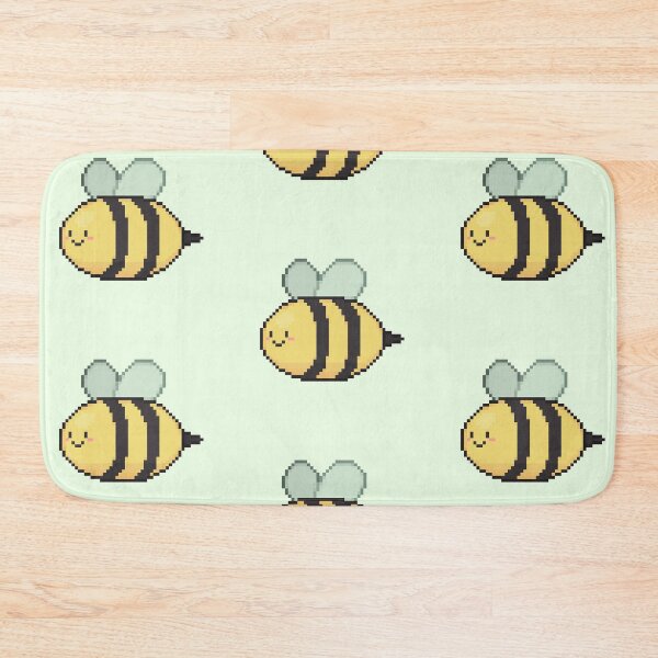 Item preview, Cute Bee Pixel Art designed and sold by kyubi-pixels.