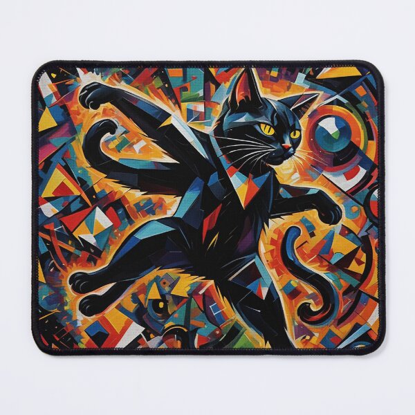 Item preview, Abstract Black Cat designed and sold by Erlin Rudho.