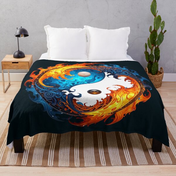 Item preview, Fire And Ice Yin Yang Symbol designed and sold by TheArtOfPat.