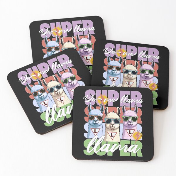 Item preview, YO ME LLAMA SUPER LLAMA - SUPERHERO LLAMA SQUAD designed and sold by justyna-s28.