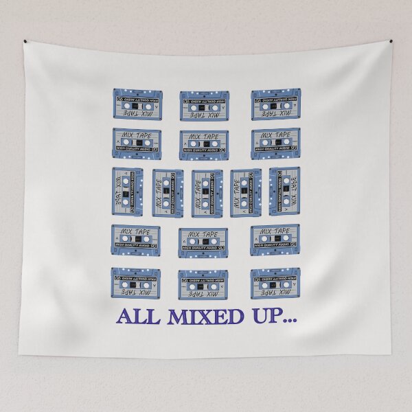 Item preview, Old cassette 80's retro style all mixed up designed and sold by Wit & Wear Company.