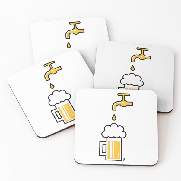 Item preview, Beer Mug With Tap (Keg Beer / Draft Beer / Draught Beer / 2C) designed and sold by MrFaulbaum.