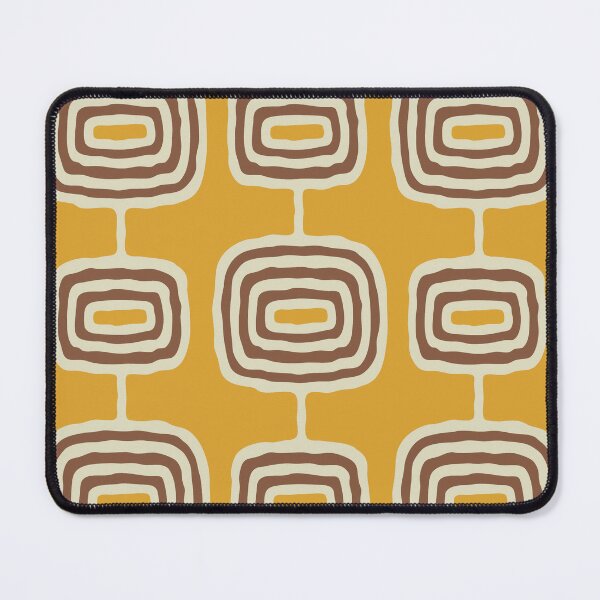 Item preview, Atomic Rings Abstract Pattern Autumn Colors designed and sold by tonymagnerart.