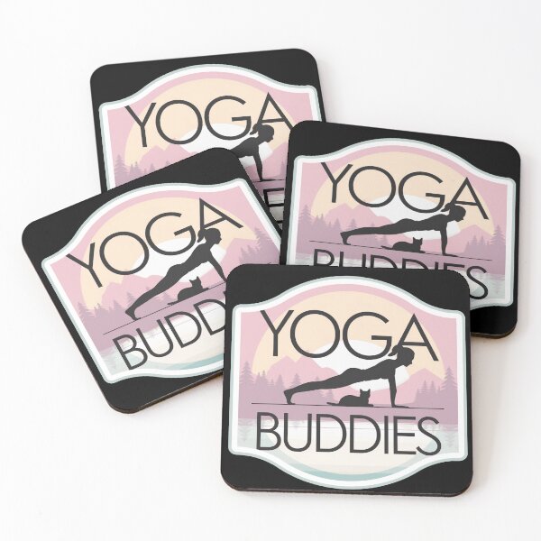 Item preview, Yoga Buddies designed and sold by Crazy Before Cats.