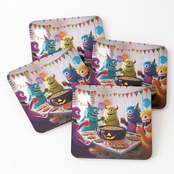 Item preview, "Monster Feast: Halloween 2024 with Furry Friends" designed and sold by Sartawsky.