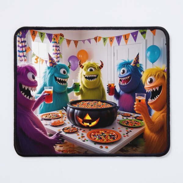 Item preview, "Monster Feast: Halloween 2024 with Furry Friends" designed and sold by Sartawsky.