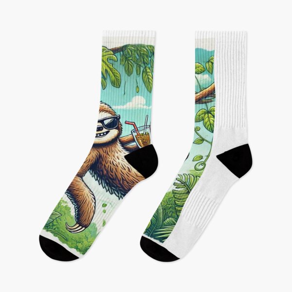 Item preview, "Humorous Sloth: Slow Down, Save the Planet" designed and sold by Milina3.