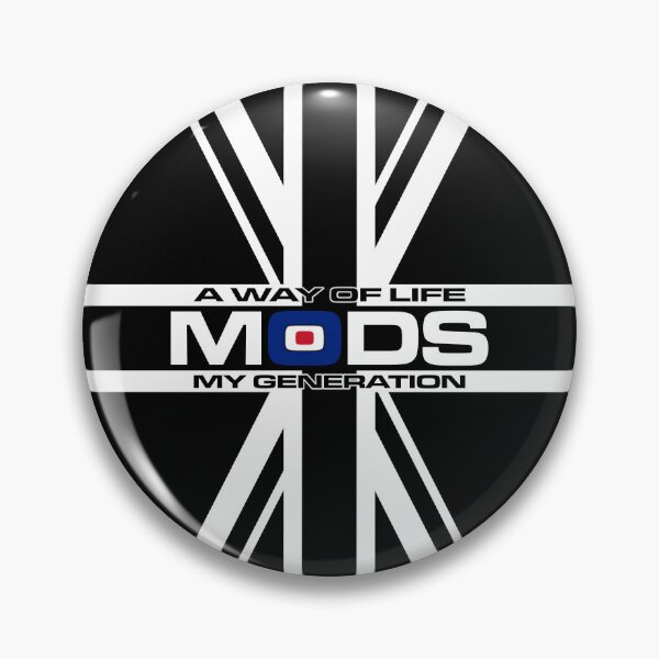Artikelvorschau, Britischer Union Jack Die Mods Retro Classic V4d entworfen und verkauft von RetrospectUK.