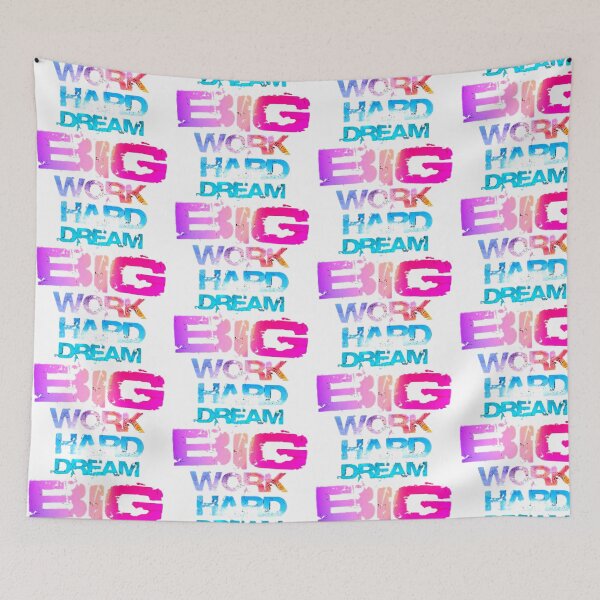 Item preview, Work Hard Dream Big designed and sold by UZRWRLD .