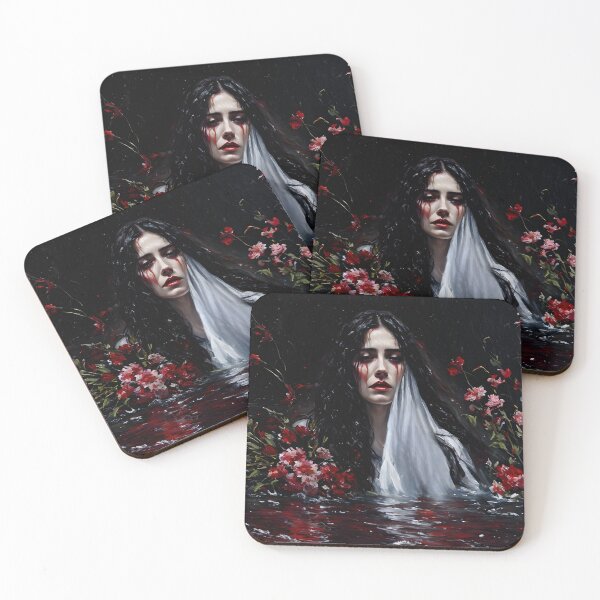 Item preview, Floral Melancholy designed and sold by darkgothicart.