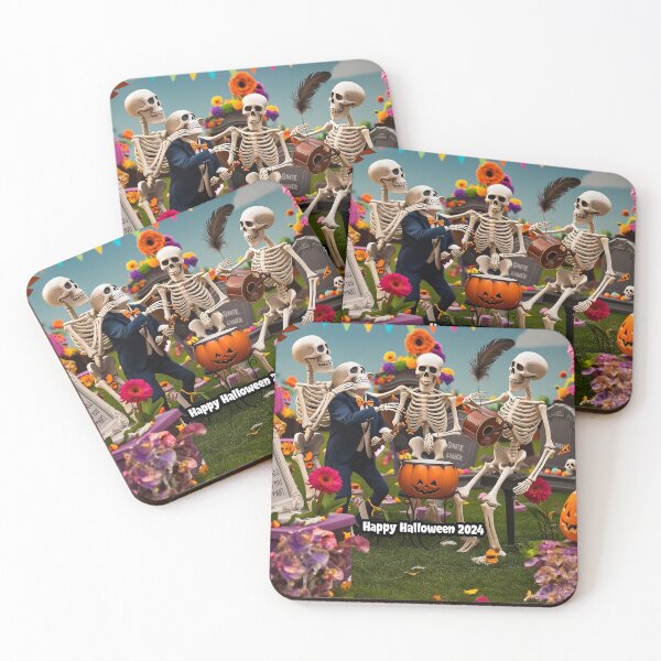Item preview, "Skeleton Party: Halloween 2024 with Rhythm" designed and sold by Sartawsky.