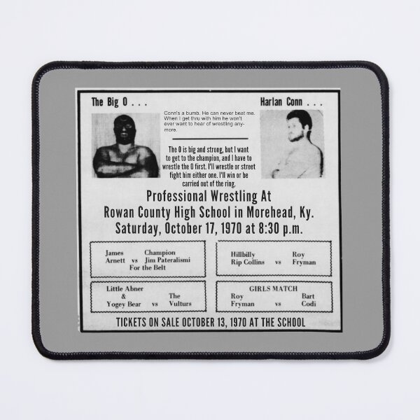 Item preview, 1970 Professional Wrestling Morehead, KY designed and sold by JoezPlace.