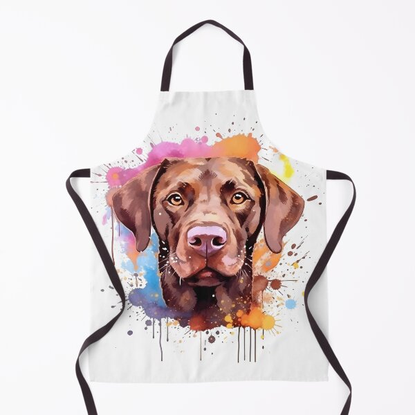 Item preview, Chocolate Lab | Colorful Watercolor Design #1 designed and sold by MatsurexDesigns.
