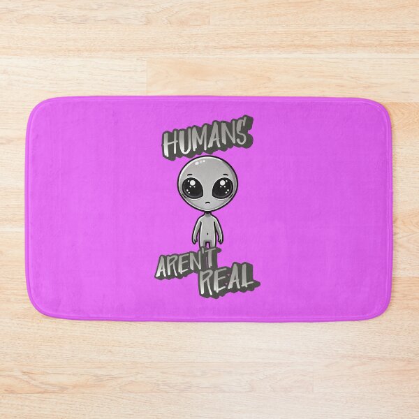 Item preview, Humans Aren't Real -  Sarlacc the adorable grey alien designed and sold by 3DAF.