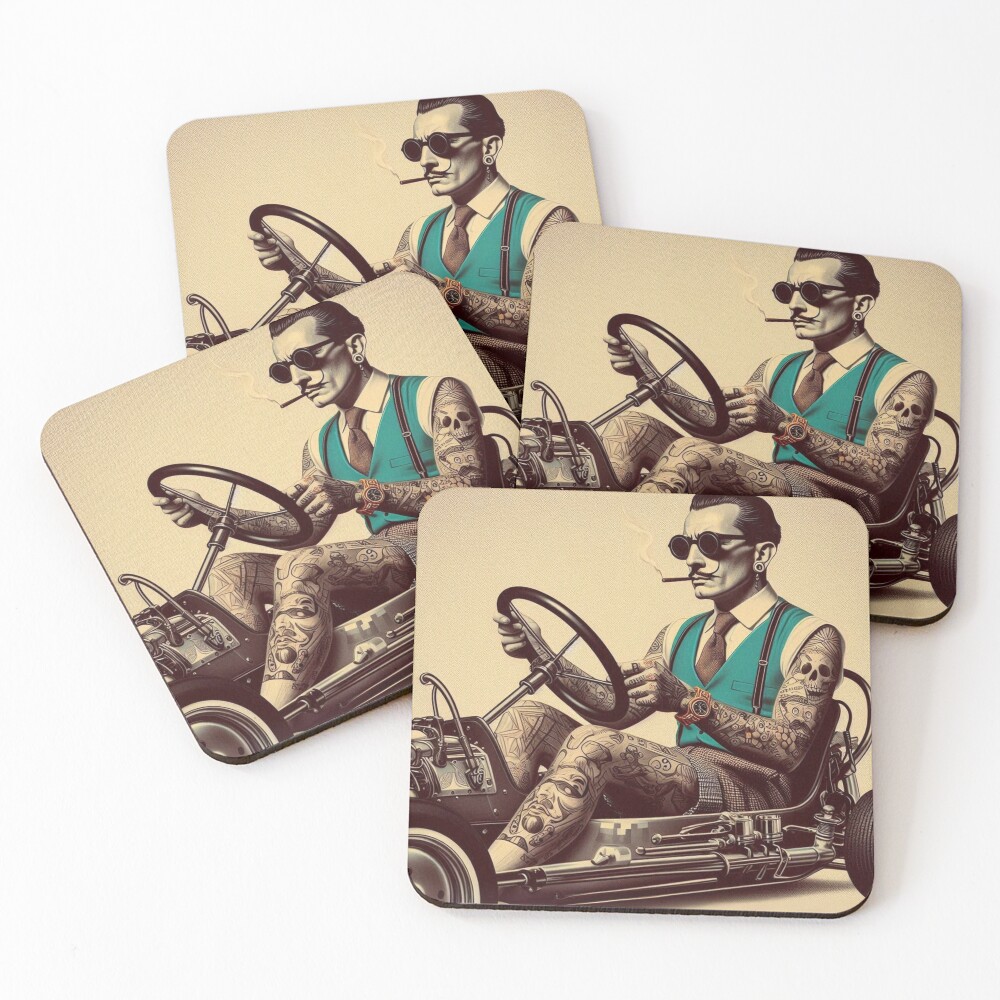 Item preview, Coasters (Set of 4) designed and sold by BzzLab.