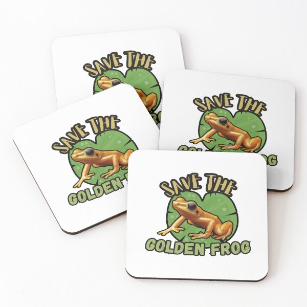 Item preview, SAVE THE GOLDEN FROG designed and sold by FitEnvy.