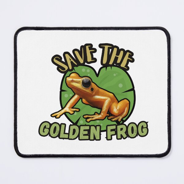 Item preview, SAVE THE GOLDEN FROG designed and sold by FitEnvy.