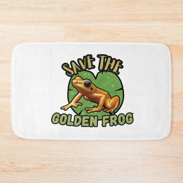 Item preview, SAVE THE GOLDEN FROG designed and sold by FitEnvy.