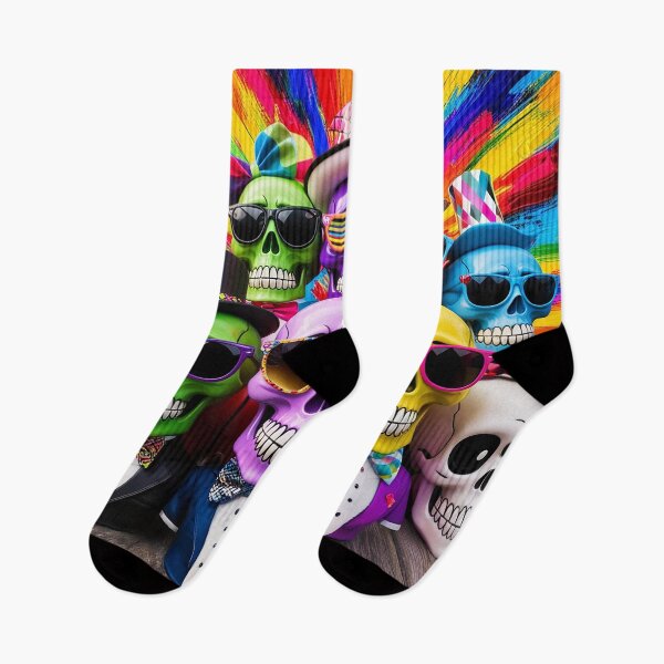 Item preview, "Cool Skulls: Halloween Color Explosion" designed and sold by Sartawsky.
