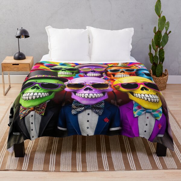 Item preview, "Cool Skulls: Halloween Color Explosion" designed and sold by Sartawsky.